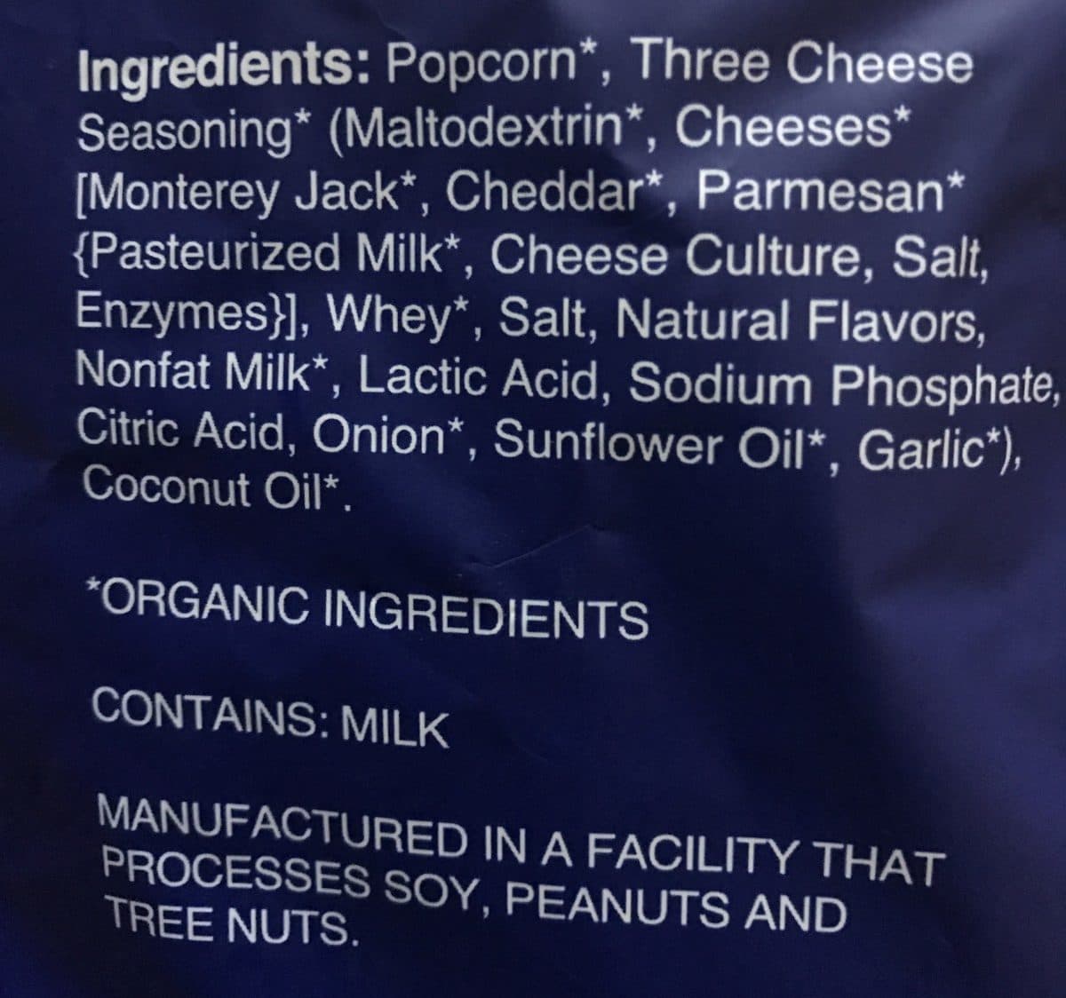 Open Food Facts Organic three cheese packshot