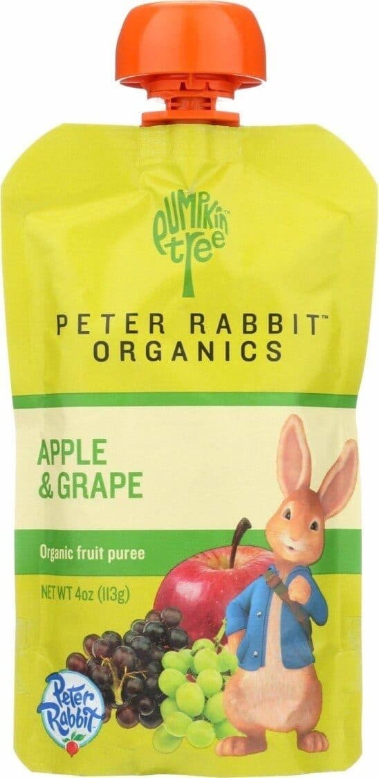 Organics Organic Peter Rabbit Apple & Grape Fruit Puree packshot