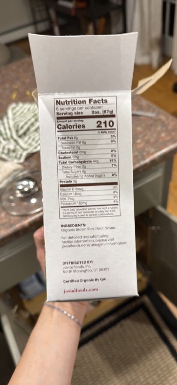 jovial gluten free farfalle packshot