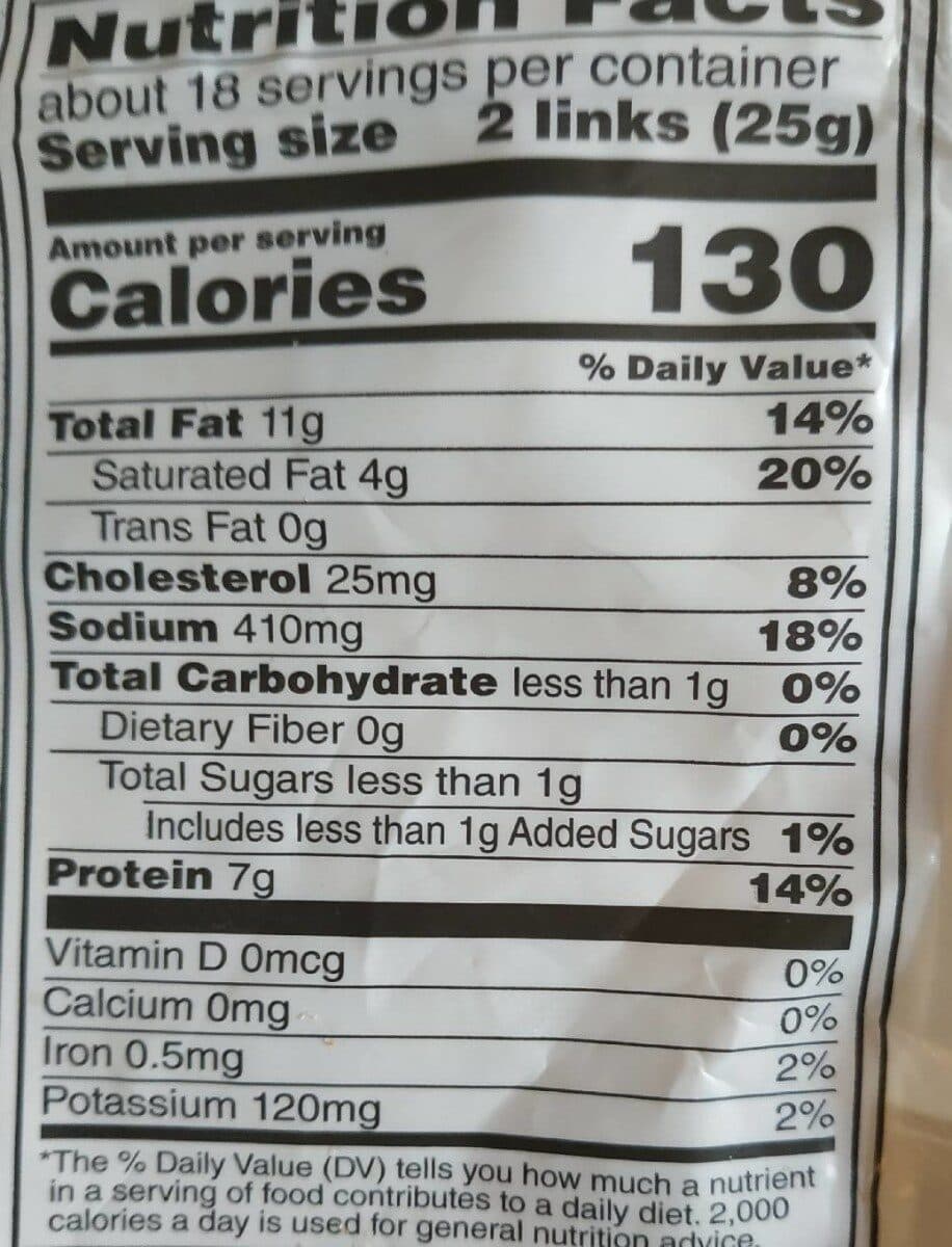 Open Food Facts Original recipe smoked shorty sausages, original recipe packshot