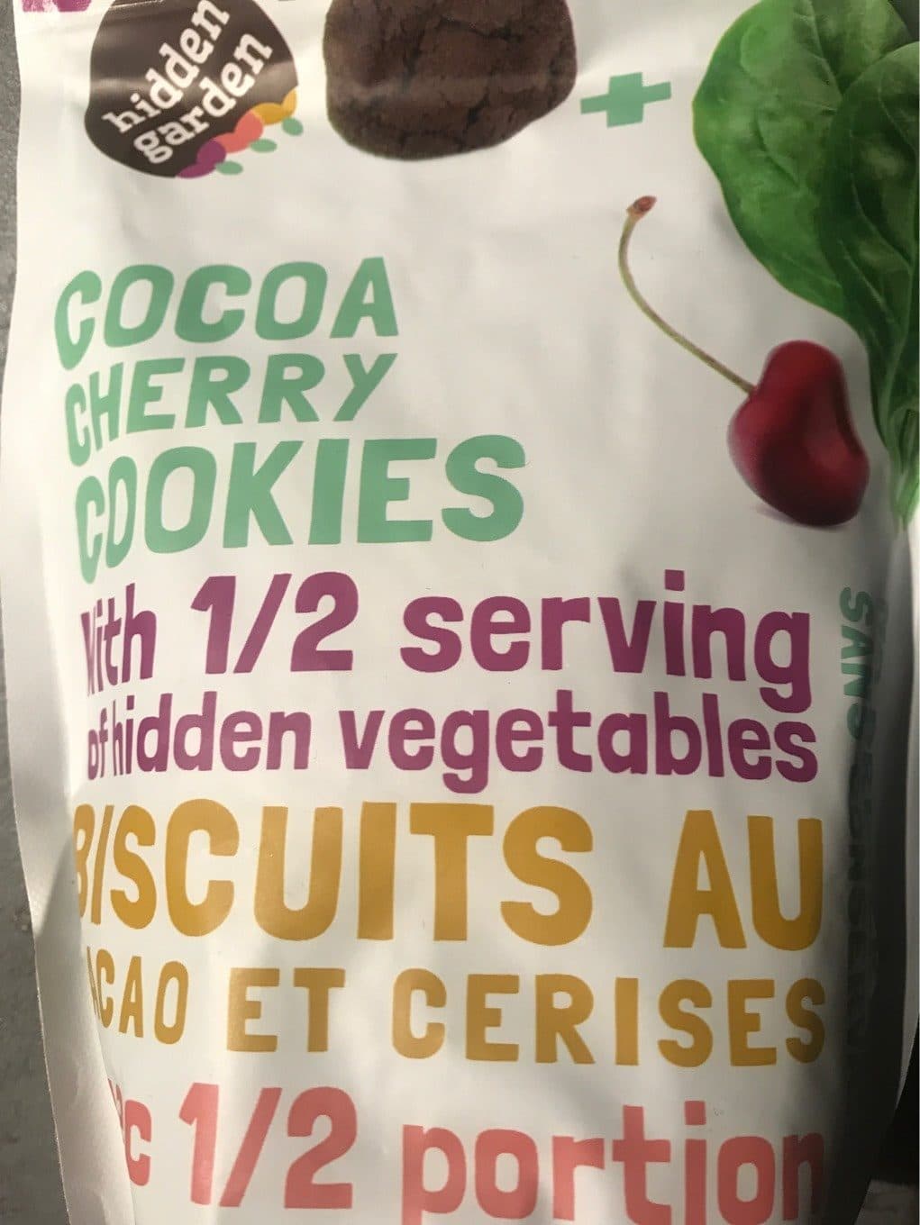 Hidden valley Cocoa Cherry Spinach Cookies - Gluten Free packshot