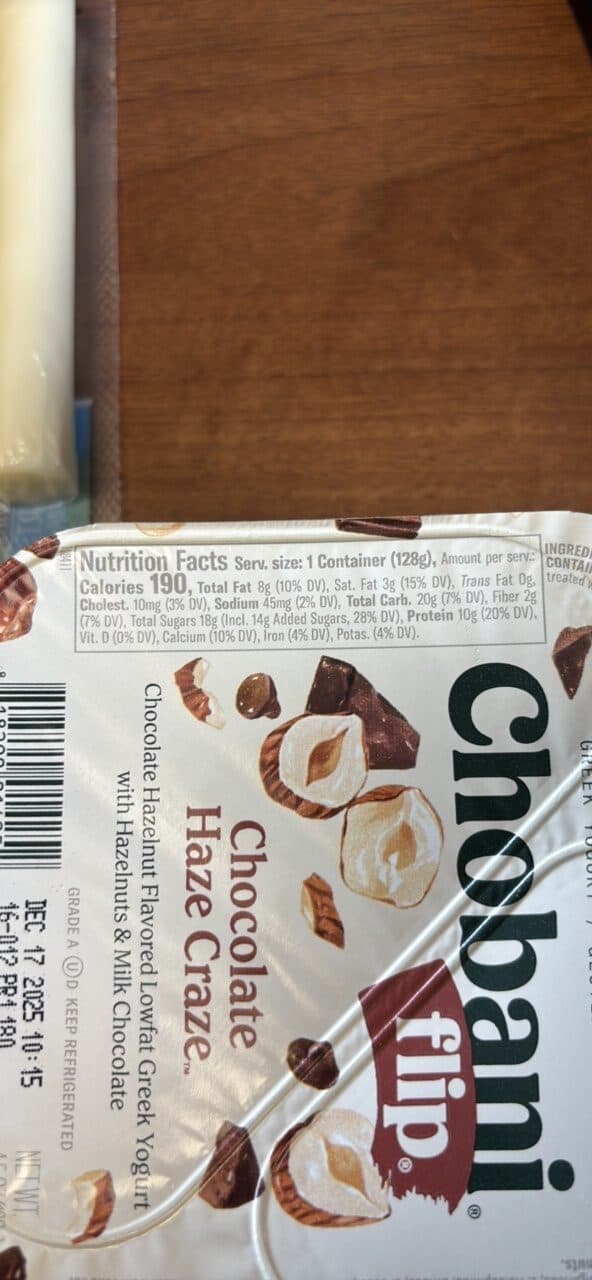 Chobani flip Chocolate Haze Craze packshot