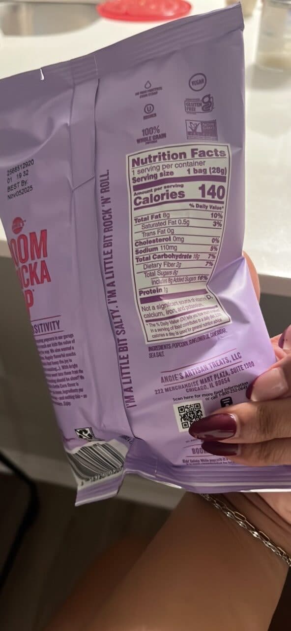 Angie's Boom Chicka Pop Sweet & Salty Kettle Corn packshot