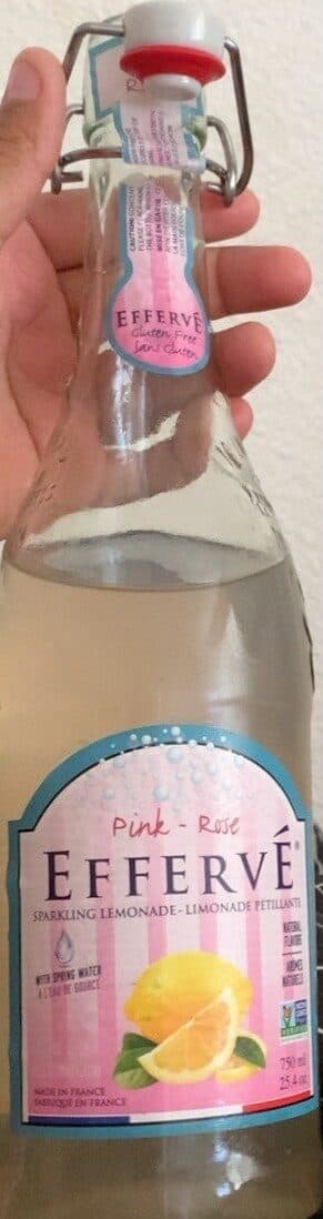 Effervé Sparkling pink lemonade packshot