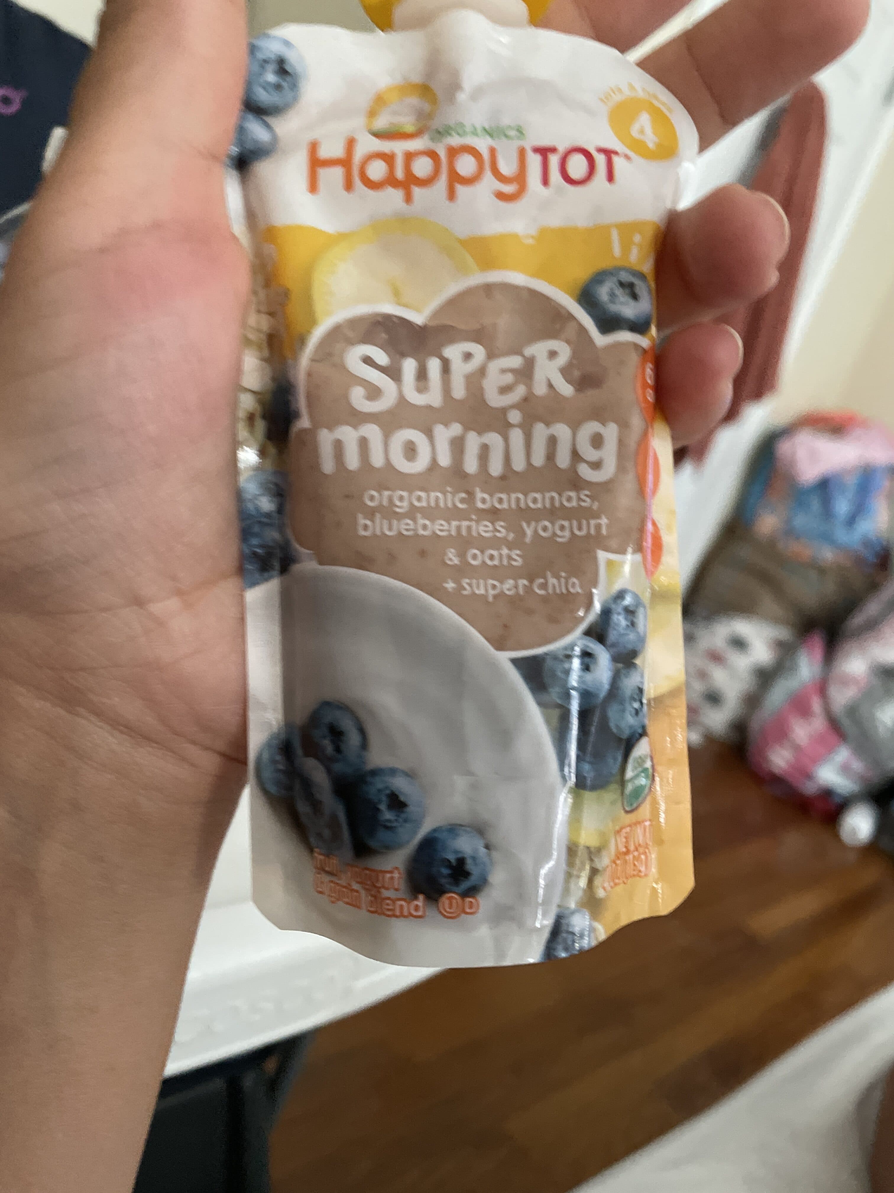 Happytot Organics Fruit Yogurt & Grain Blend Baby Food packshot