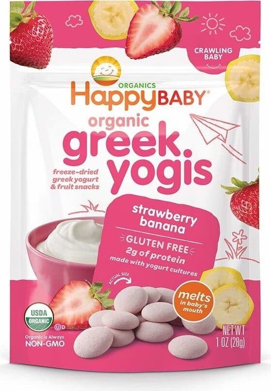 Happy Baby Greek yogi’s packshot