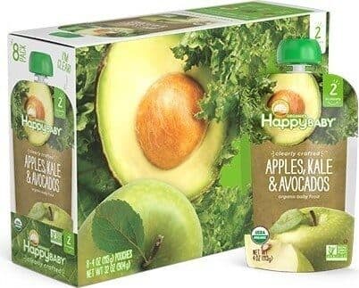 Happybaby Organics Clearly Crafted - Apples, Kale & Avocados packshot