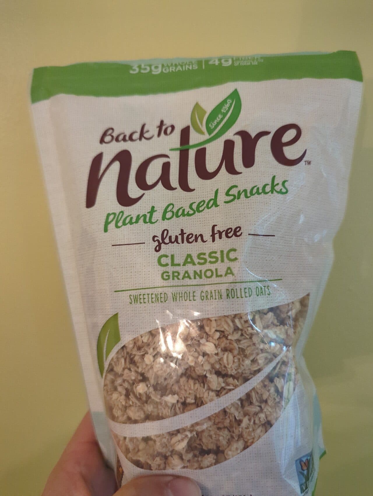 Back To Nature Gluten Free Classic Granola packshot