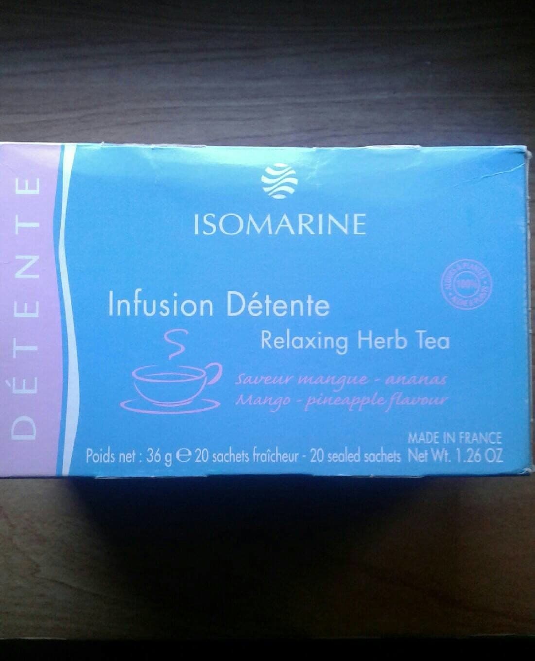 Isomarine Infusion détente packshot