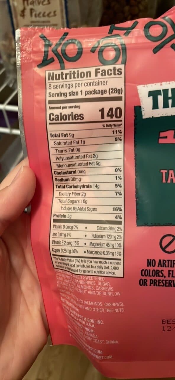 Orchard Valley Harvest Cran Nut Mix packshot