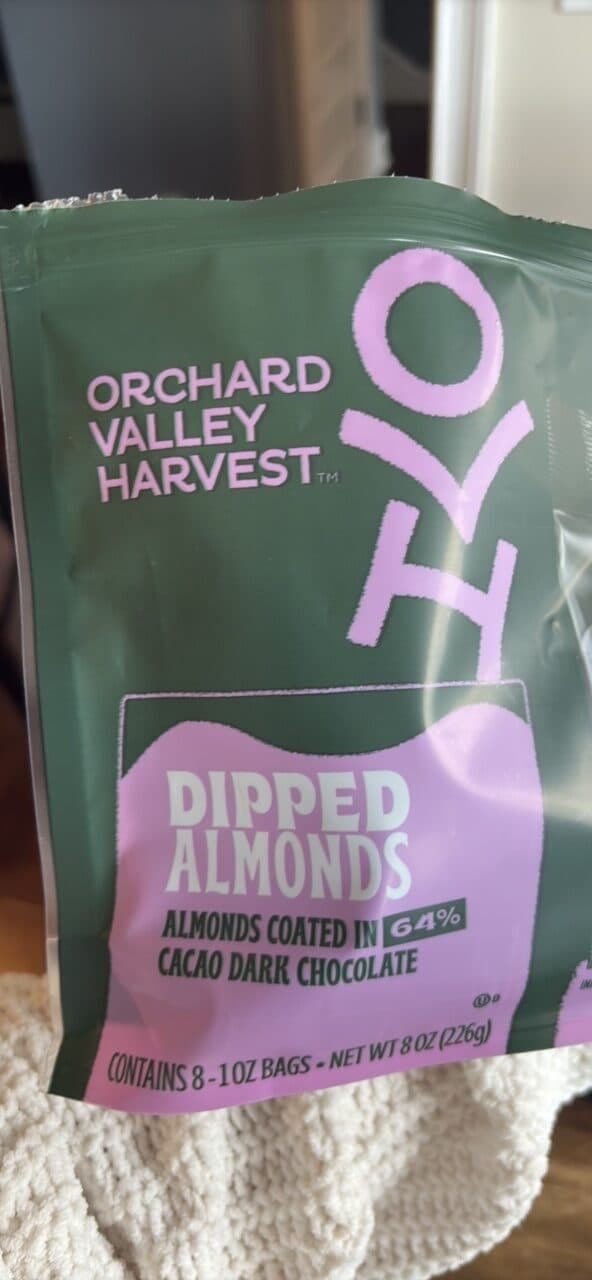 Orchard Valley Harvest Dipped Almonds packshot