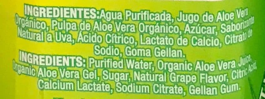 Aloe Jaumave Vevaloe sabor Uva packshot