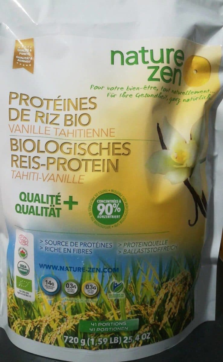 Open Food Facts Protéines de riz parfum vanille packshot