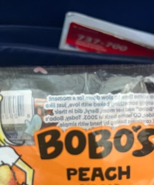 Simply Delicious Inc. Peach Oat Bar packshot