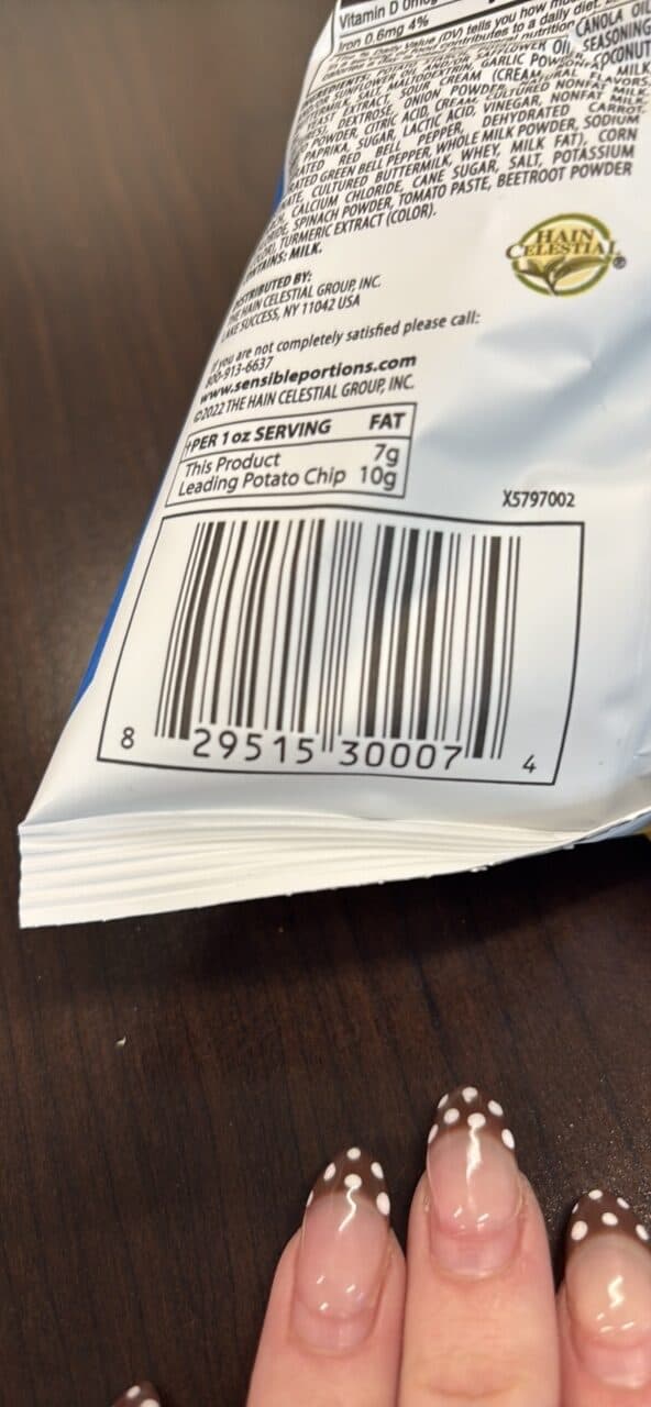 Sensible Portions Garden Veggie Straws Zesty Ranch packshot