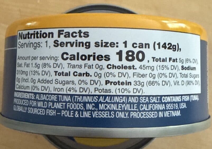 Wild Planet Albacore Wild Tuna packshot