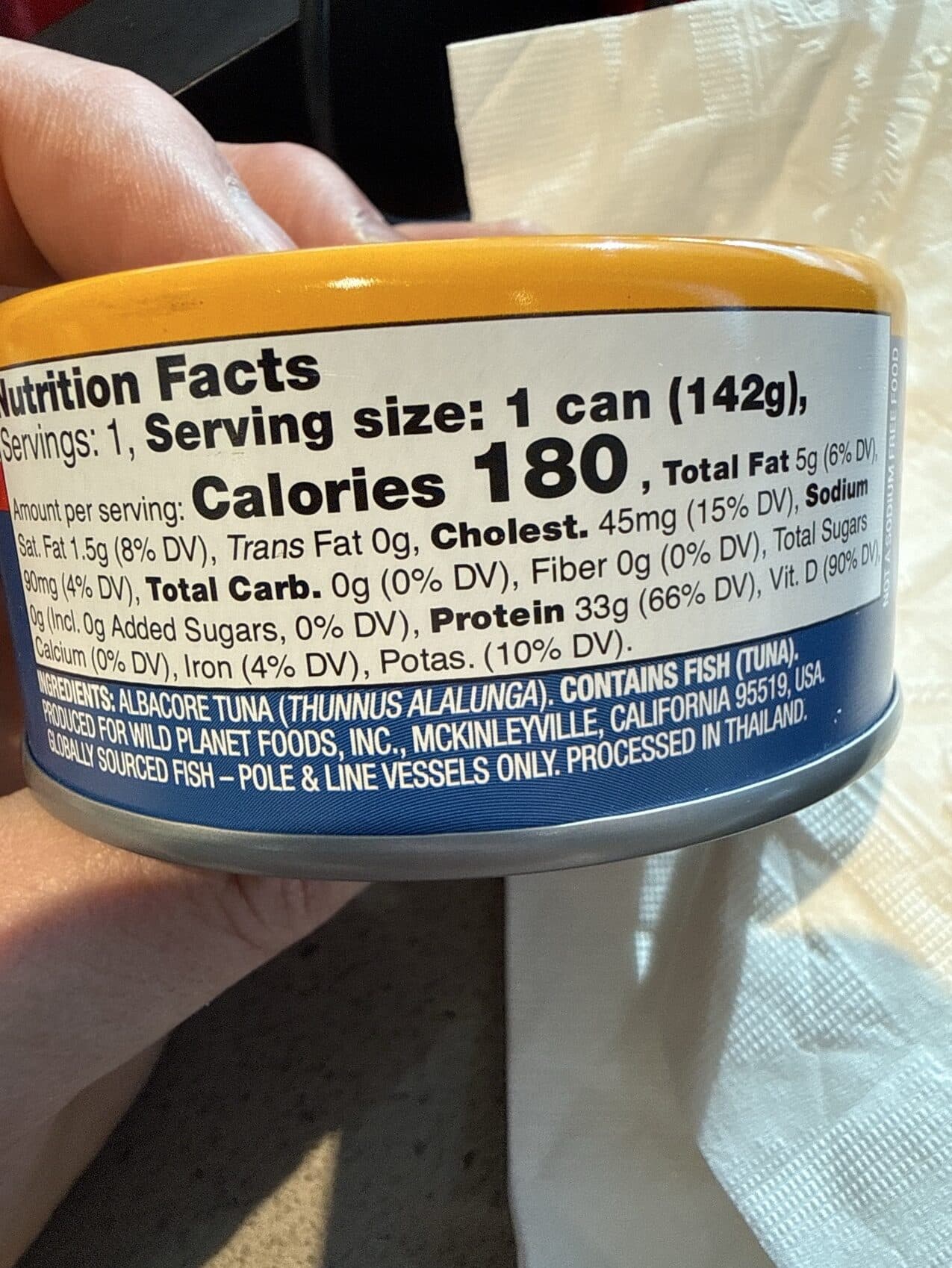 Wild Planet Albacore Wild Tuna packshot