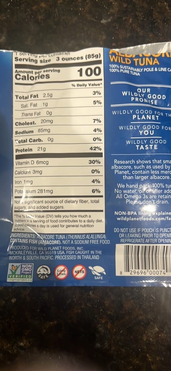 Wild Planet Albacore Wild Tuna packshot