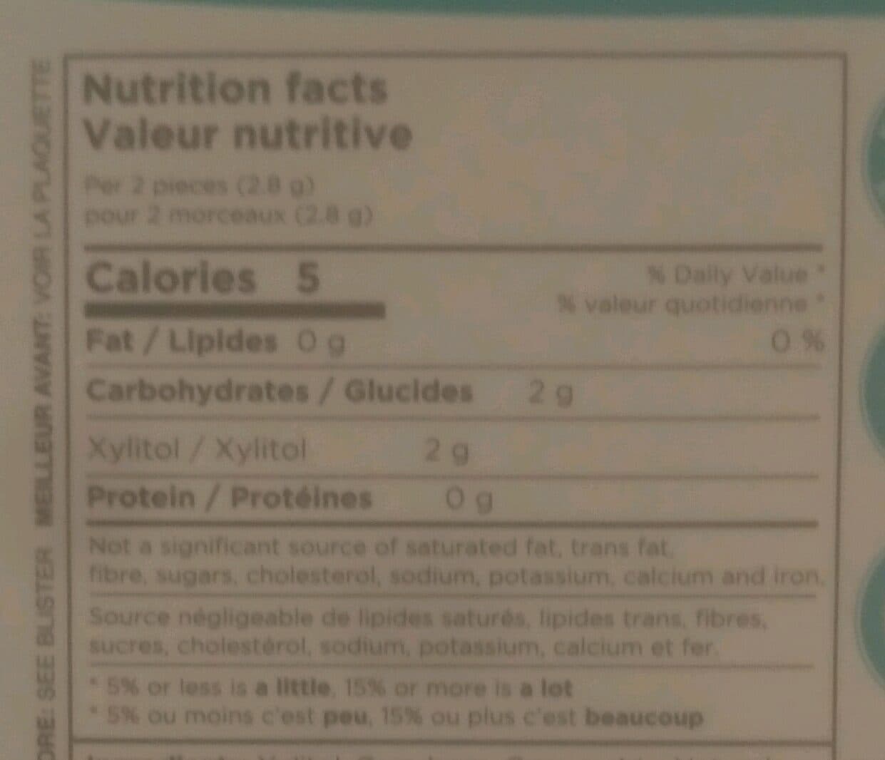 Pur Wintergreen Gum packshot
