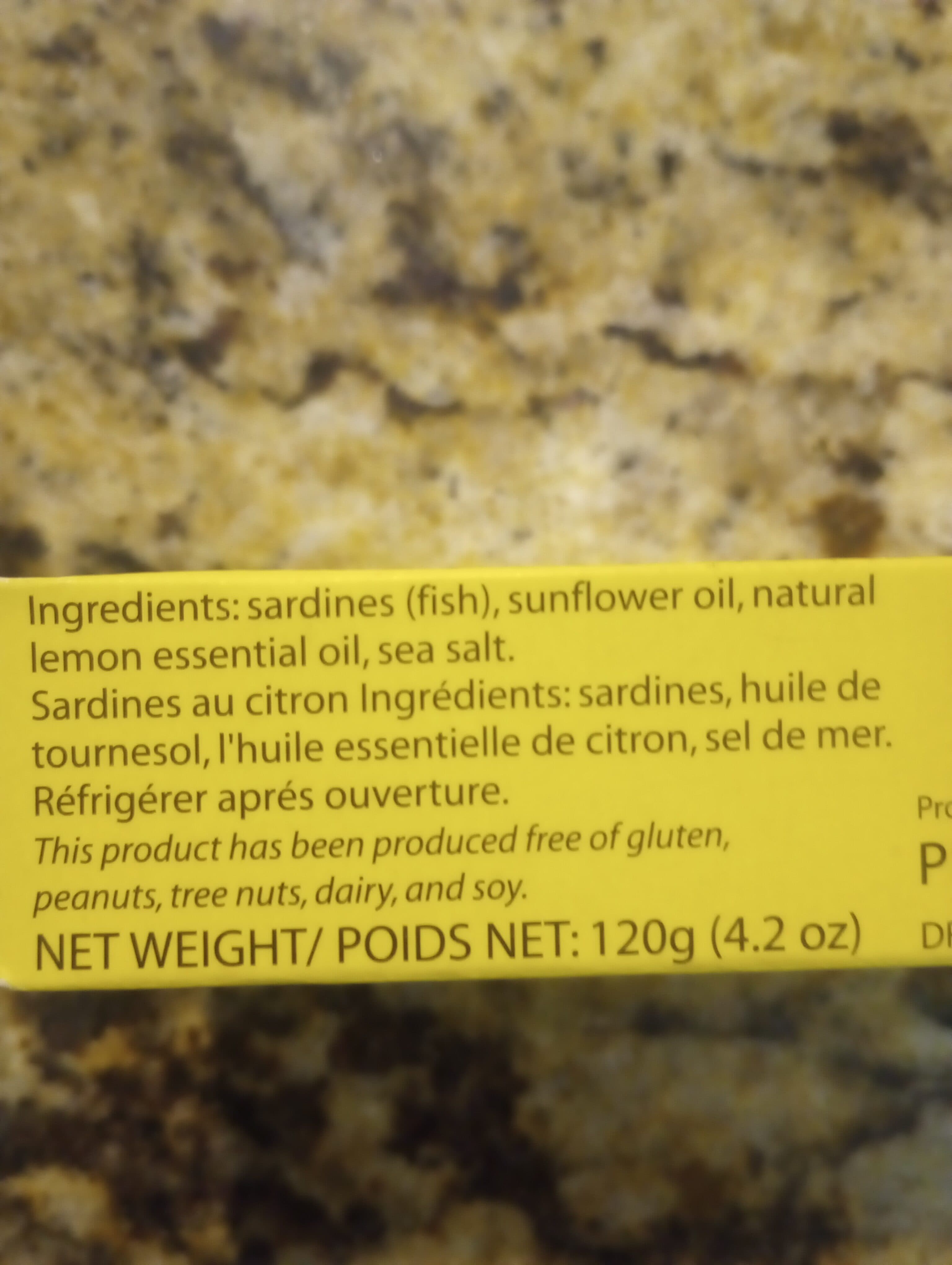 matiz Wild Sardines Natural Lemon Essence packshot