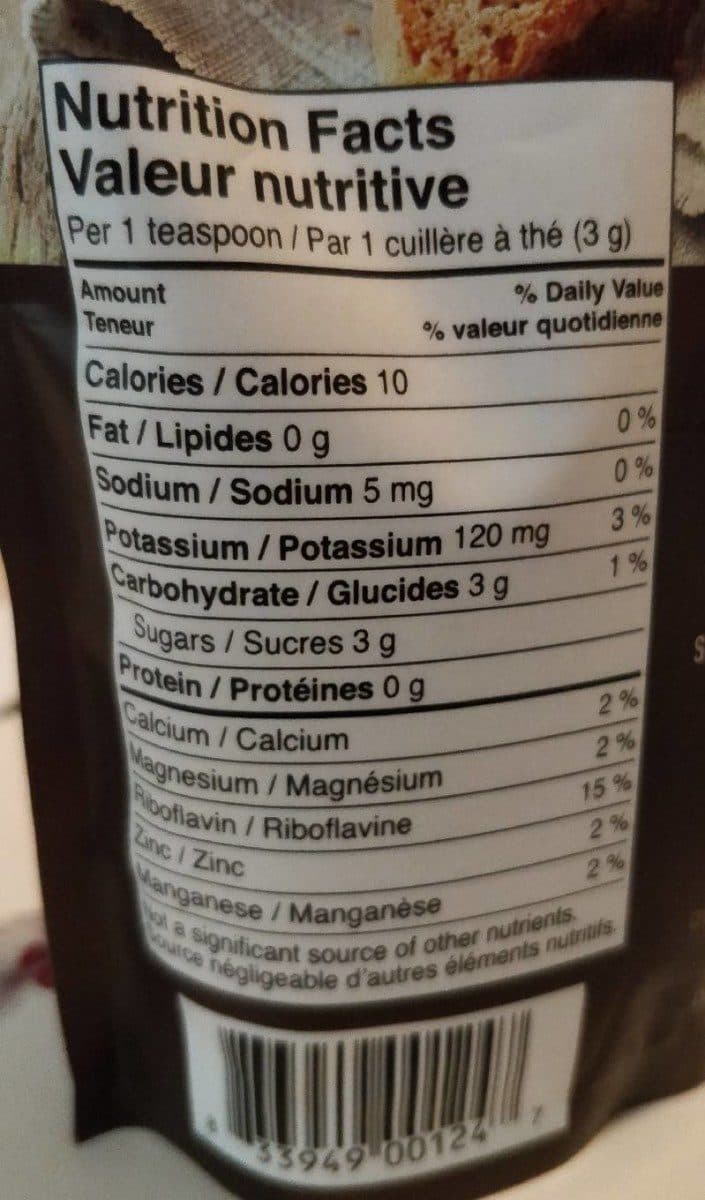 Open Food Facts Sucre d'érable packshot