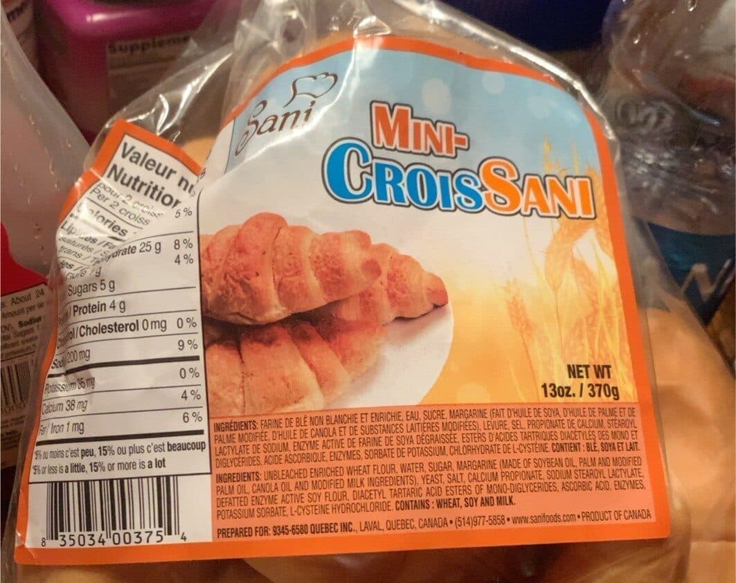 Taystee Treat Mini croissani packshot