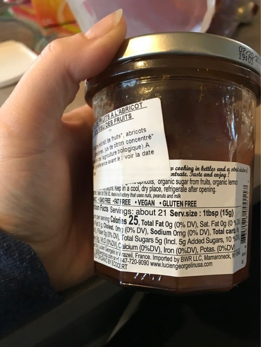 Lucien Confiture d'abricot packshot