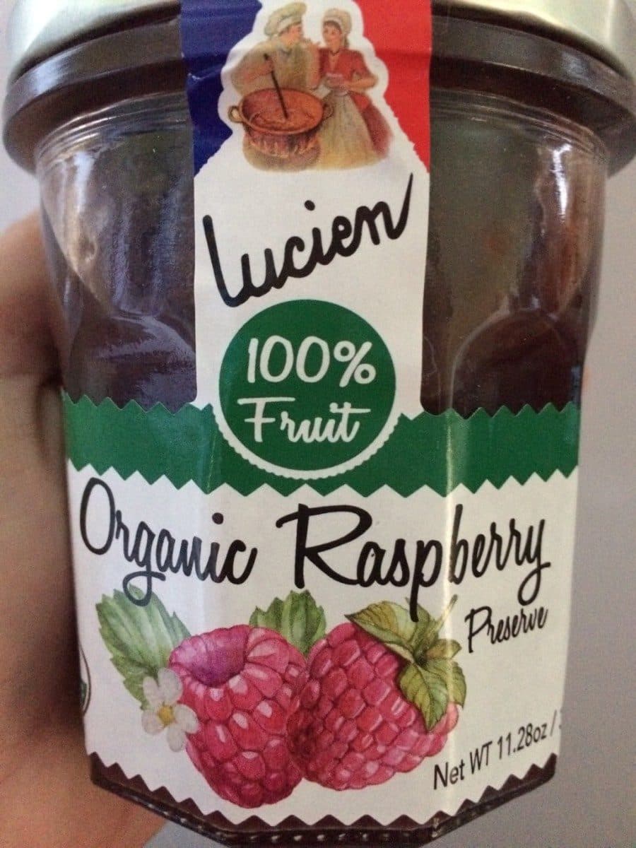 Open Food Facts Organic raspberry preserve packshot