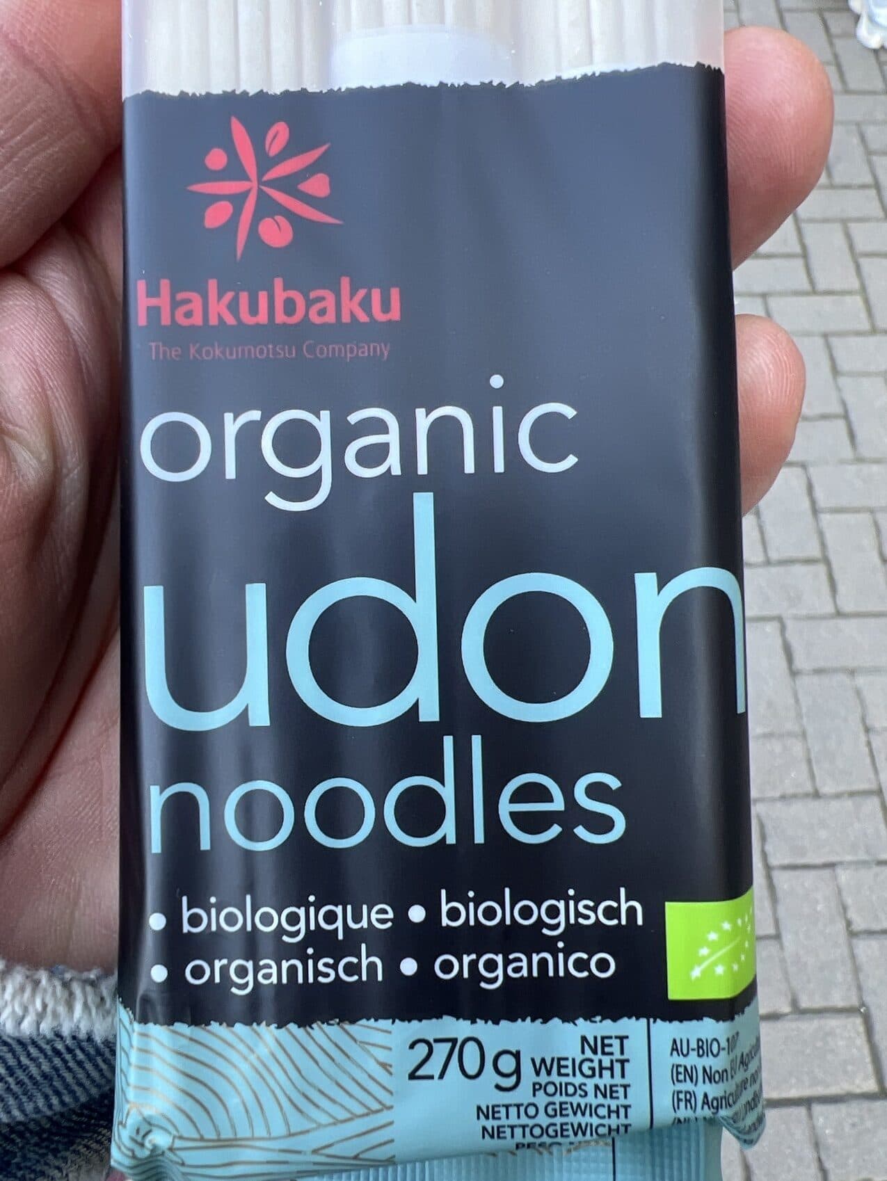 Hakubaku udon recanzi packshot