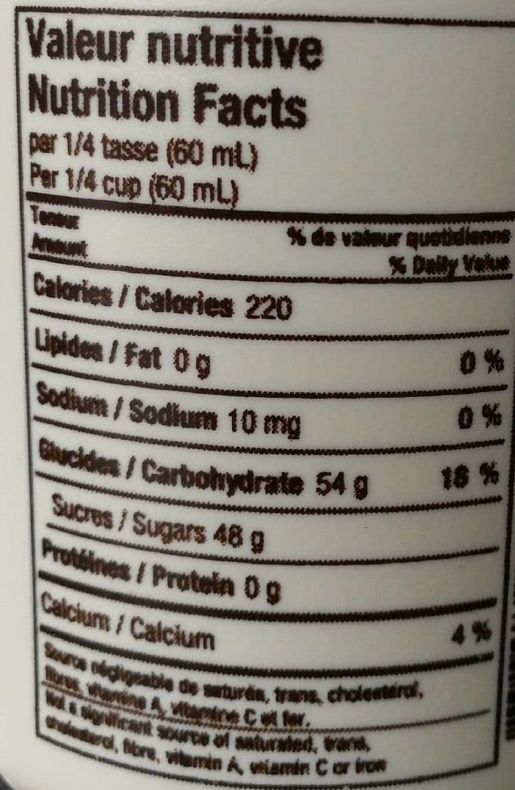 La Petite Cabane à Sucre Sirop d'Érable Pur packshot