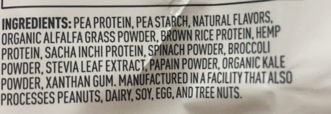 Vega Protein & greens drink mix packshot