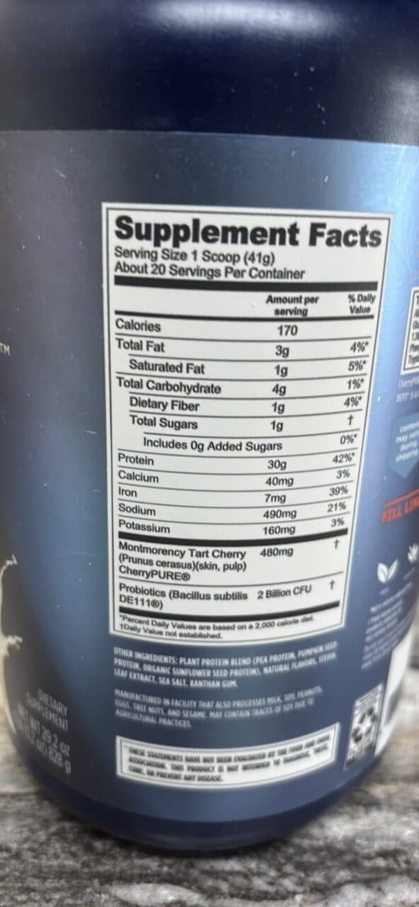 Vega Protein + Recovery Creamy Vanilla packshot