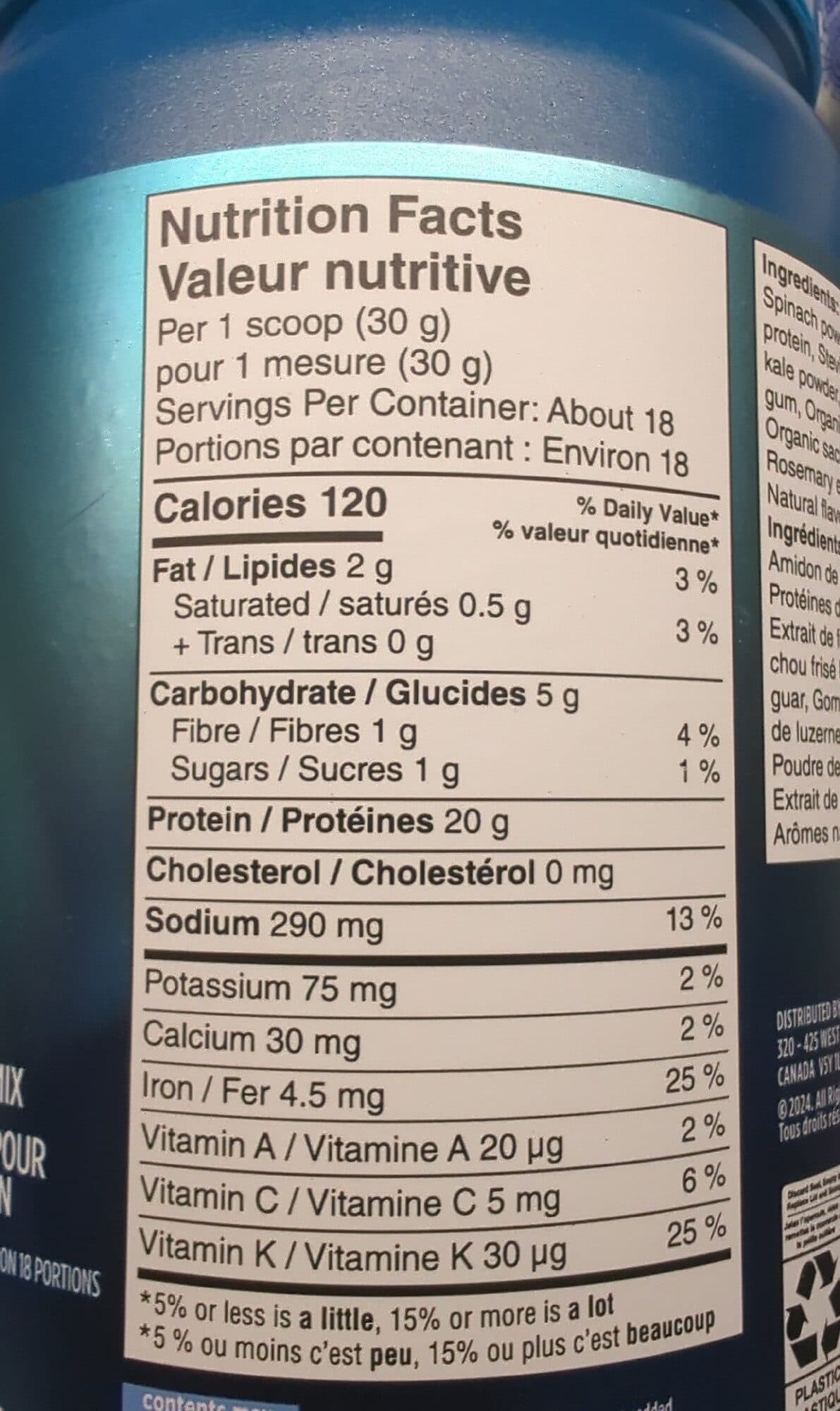 Vega Protein + Supergreens Creamy Vanilla packshot