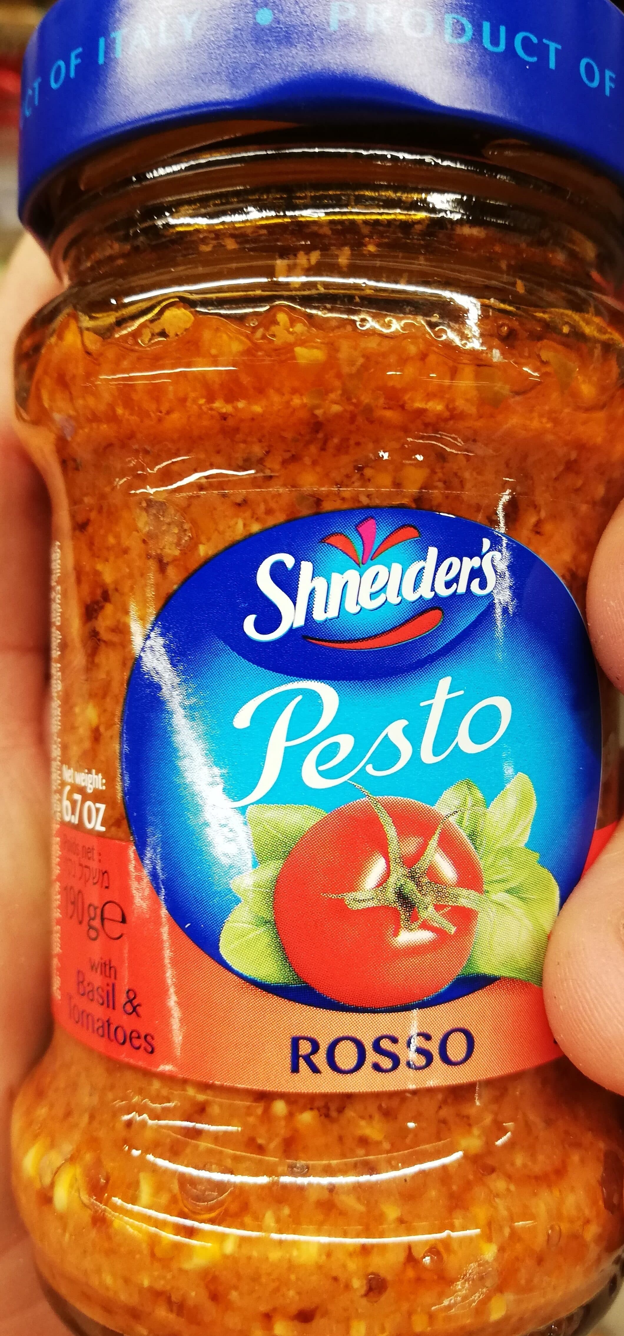 Shneider’s Sauce Pesto Rosso packshot