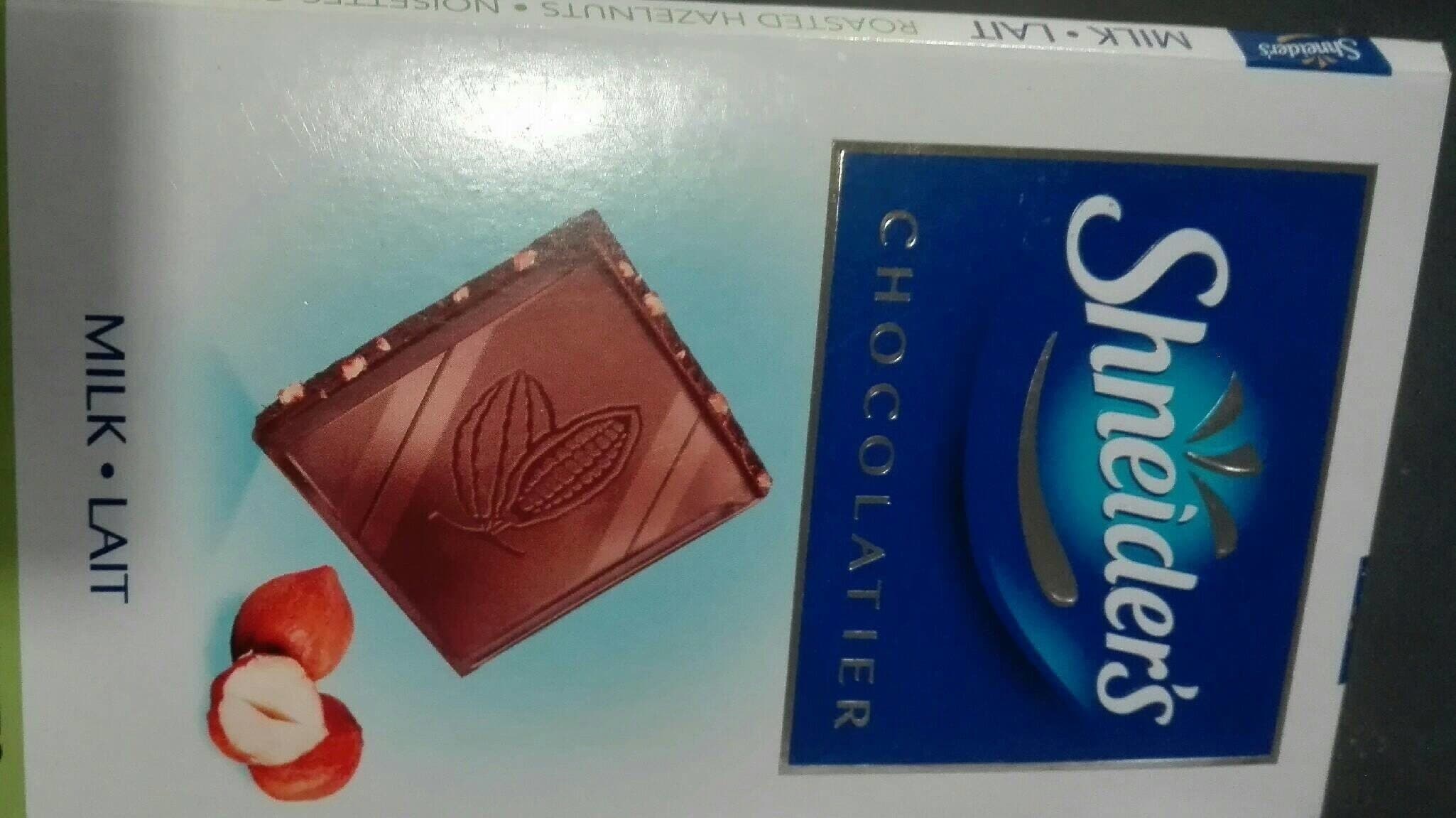 Shneider's Chocolat milk lait packshot