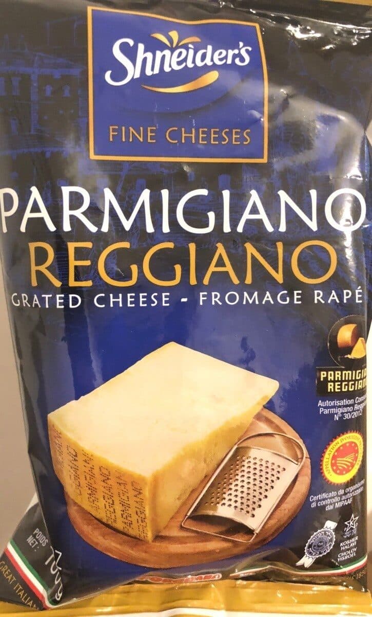 Shneider's Parmigiano reggiano packshot