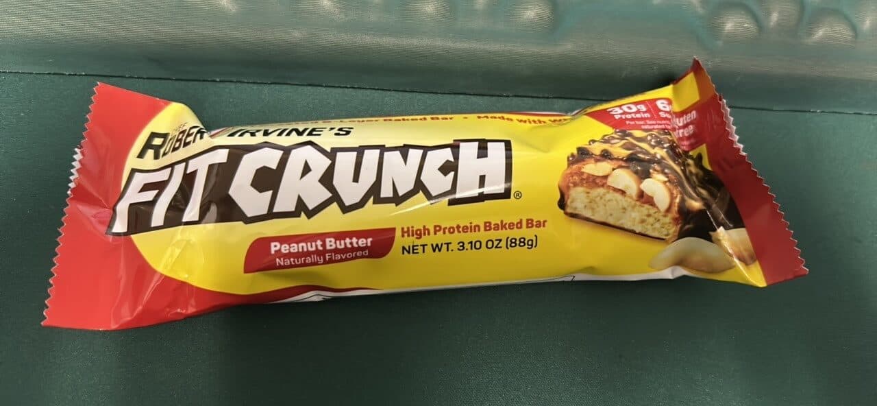 FITCRUNCH Peanut Butter High Protein Baked Bar packshot