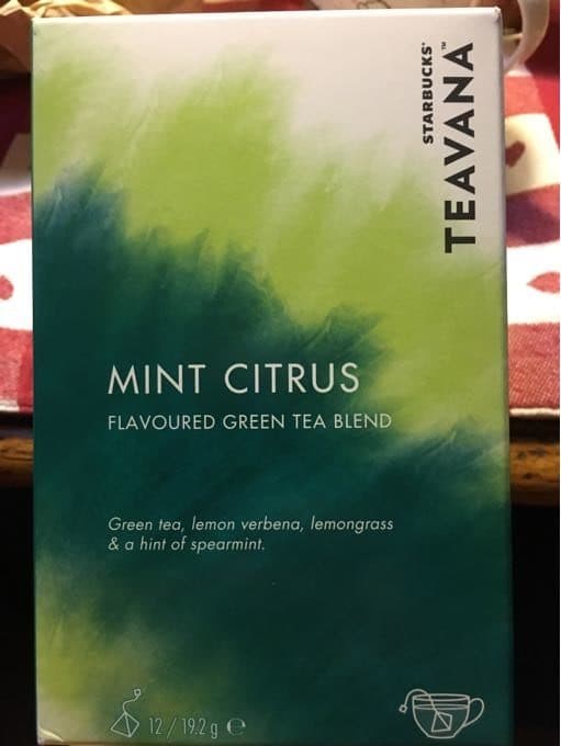 Teavana Starbucks Mint Citrus Flavoured Green Tea Blend packshot