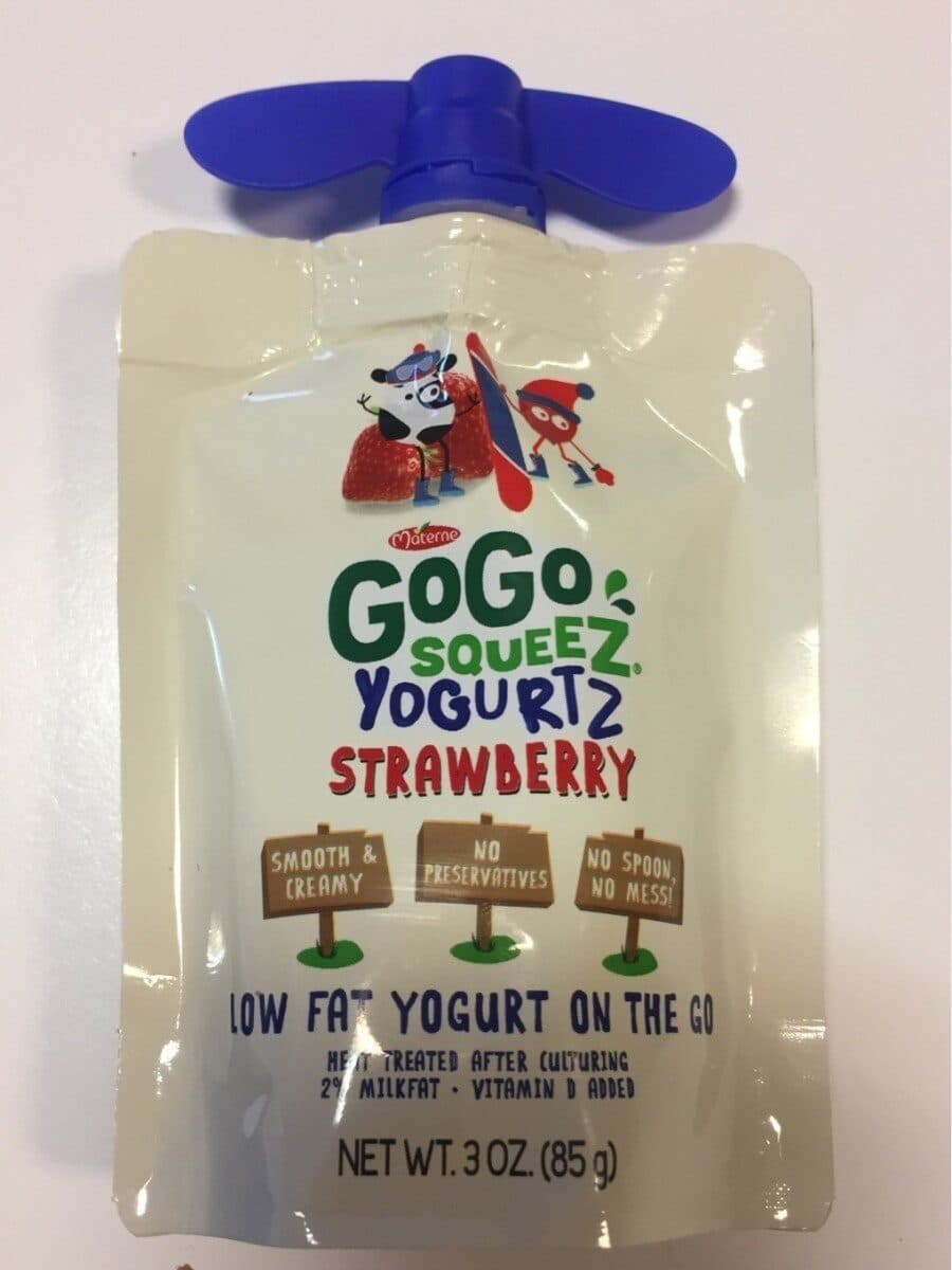 Materne GoGo Squeez Yogurtz Strawberry packshot