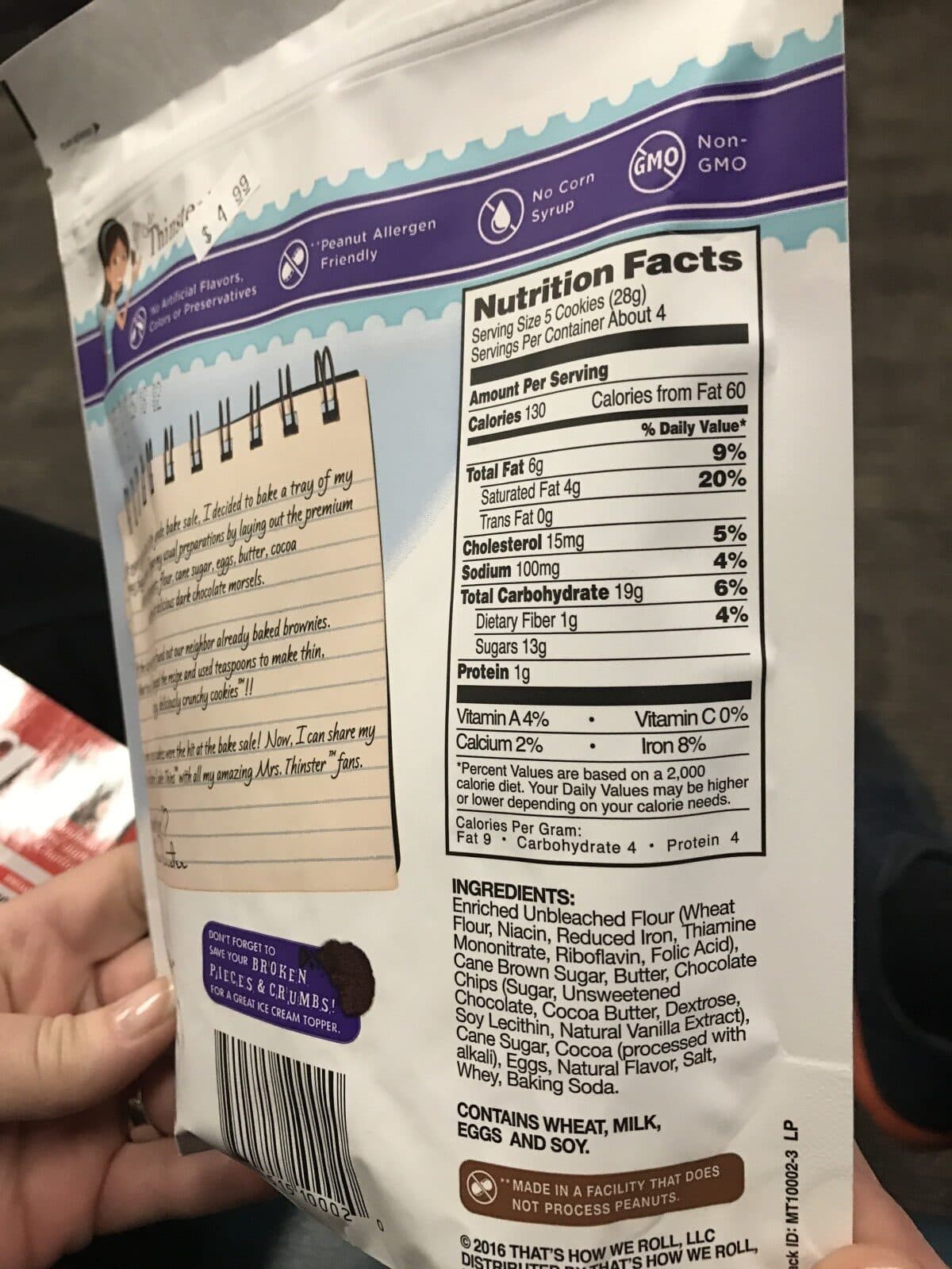 Thinsters Brownie Batter Cookie Thins packshot