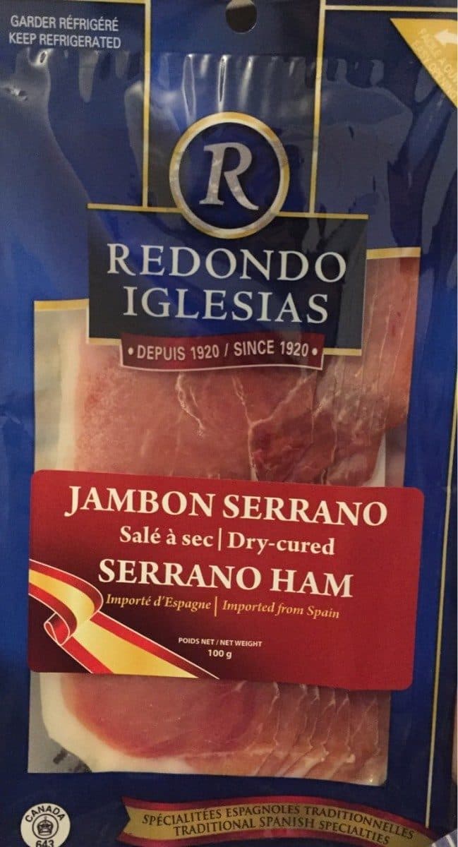 Open Food Facts Jambon Serrano packshot