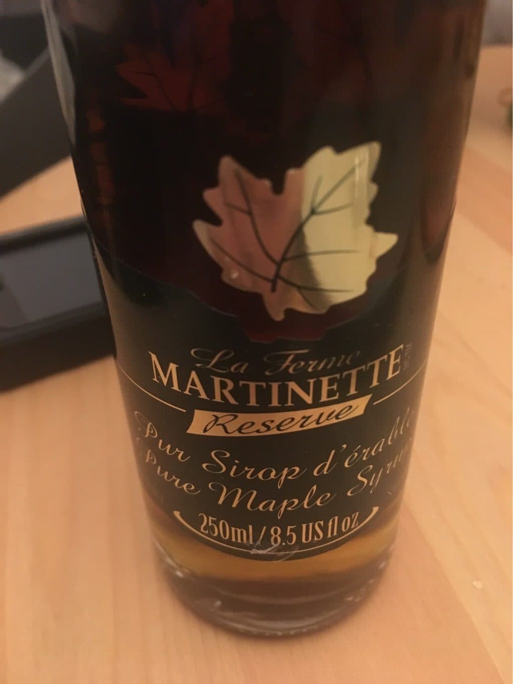 La Ferme Martinette Sirop d’etable packshot