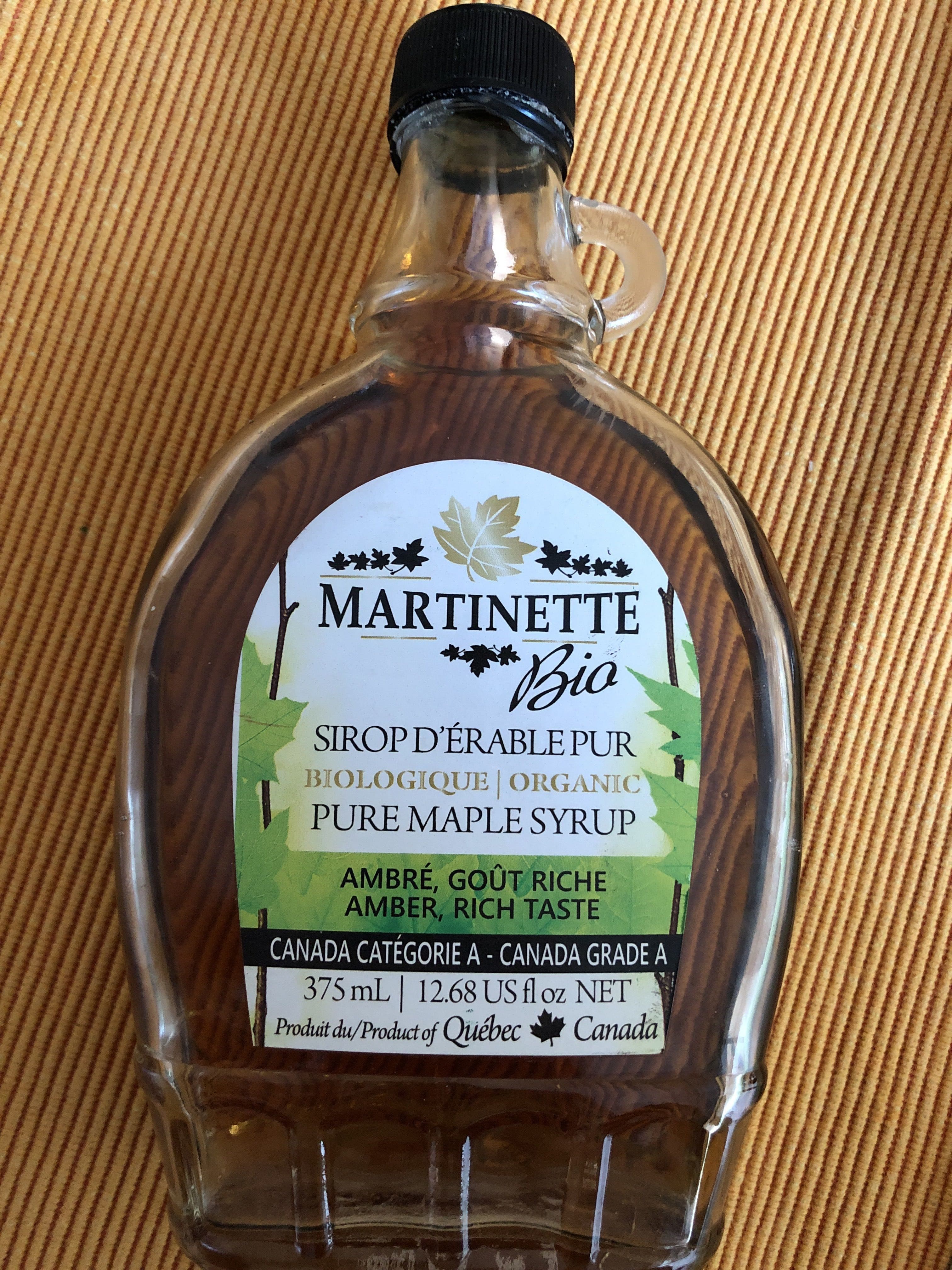 Maya Sirop D'érable Bio Pur De Grade C packshot