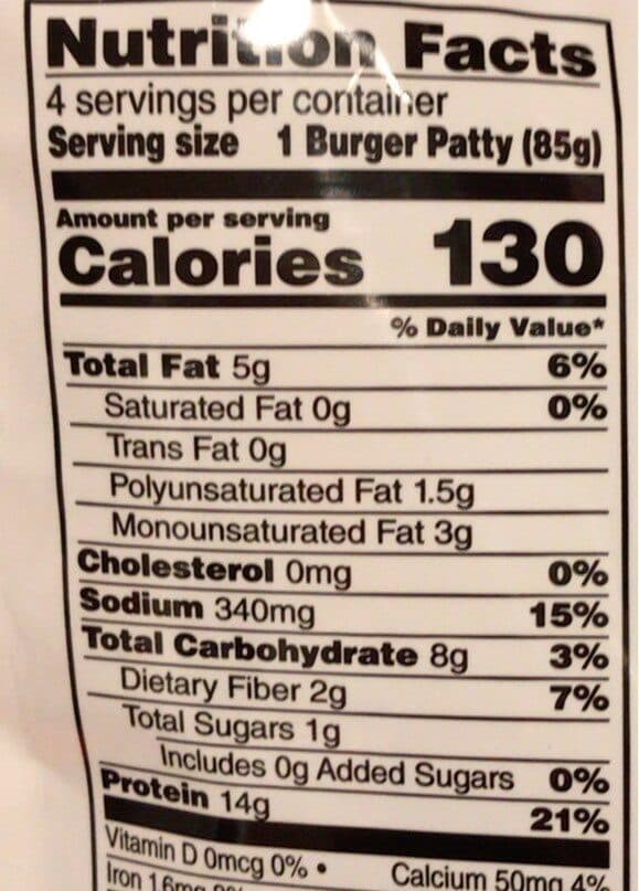 Gardein Plant Based Be'f Burger packshot