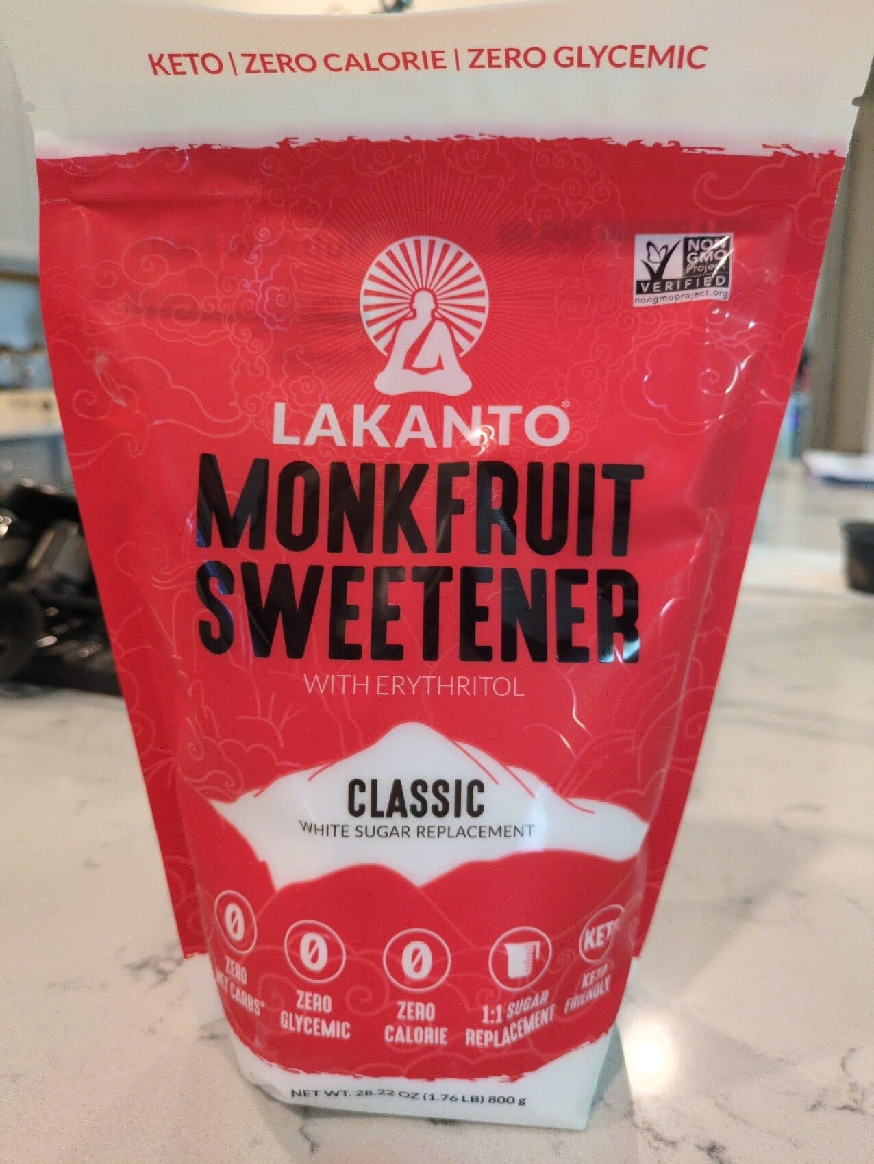 Lakanto Monk Fruit Sweetener Classic packshot