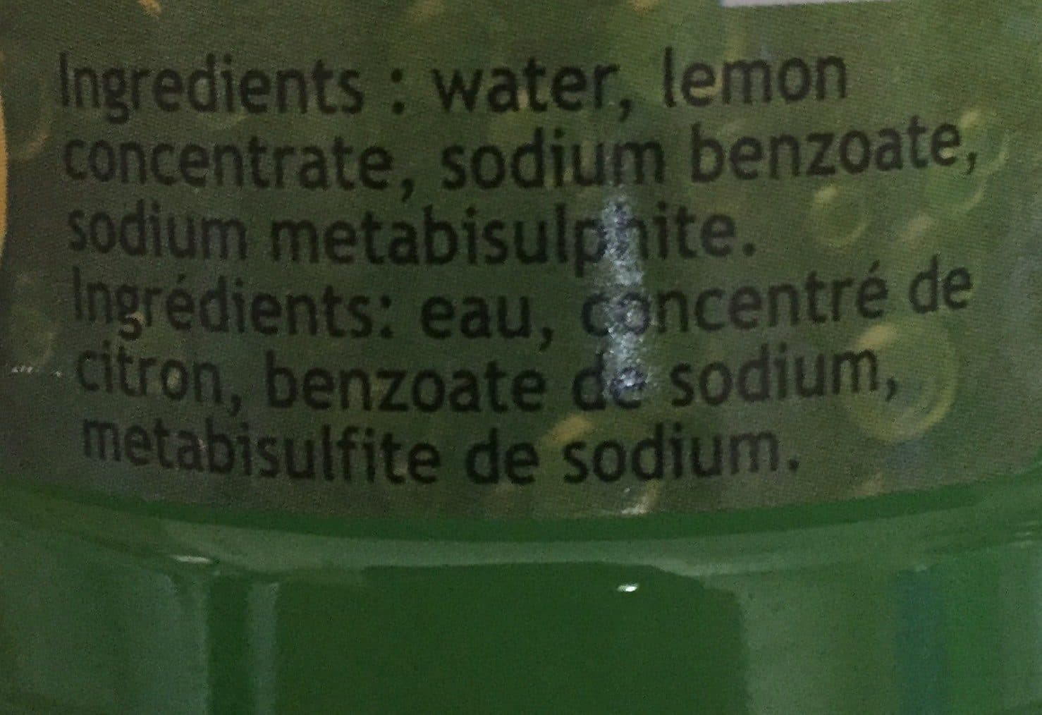 Open Food Facts Jus de citron packshot