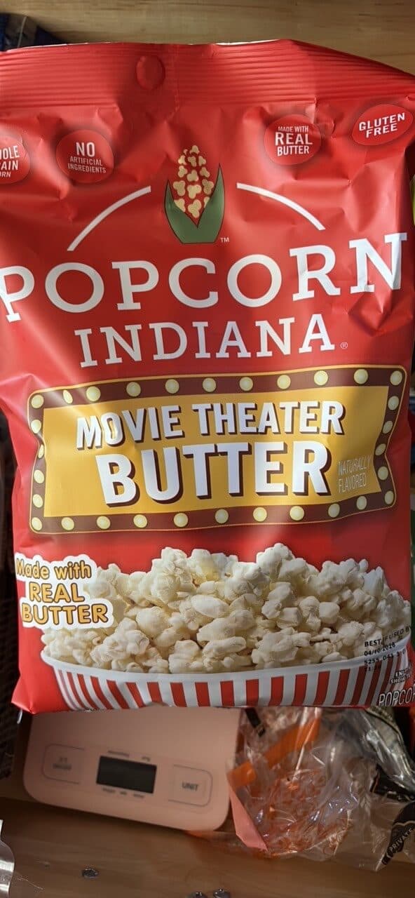 Popcorn Indiana Movie Theater Butter Popcorn packshot