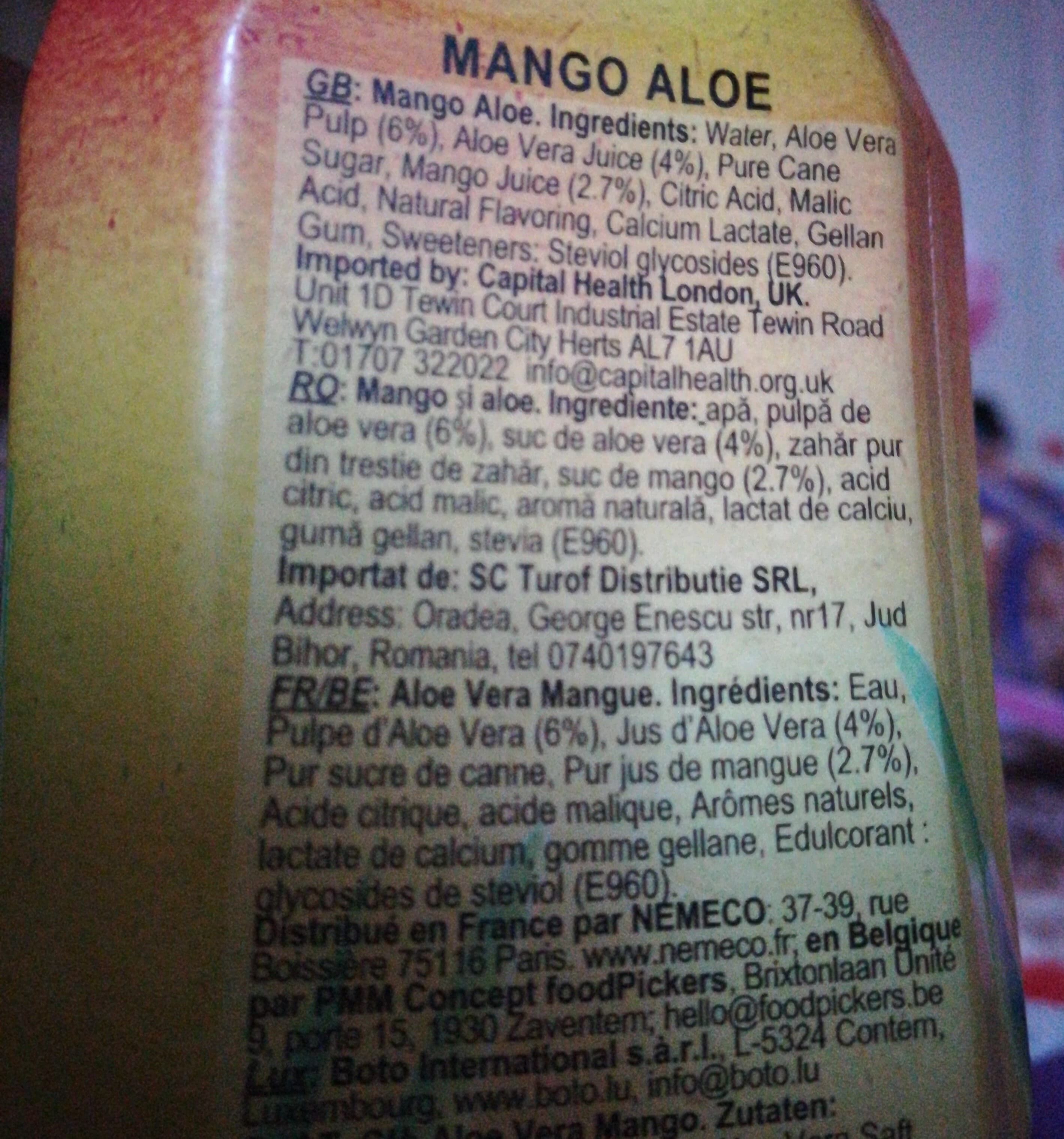Vivaloe Mango Aloe packshot