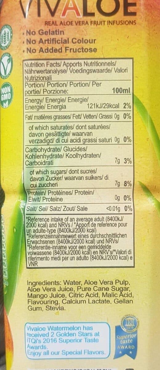Vivaloe Mango Aloe packshot
