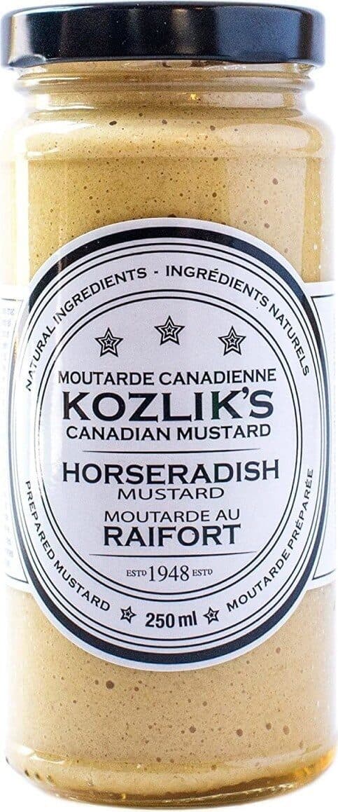 Kozlink's Kozliks horseradish hot spicy brown yellow dijon packshot